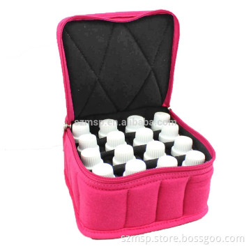 Essential oil bag for 16 bottles for traveling - various colors